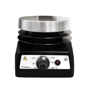 Chapa Aquecedora 10cm de Diâmetro Em Alumínio Temperatura 50 a 320ºC Fisatom