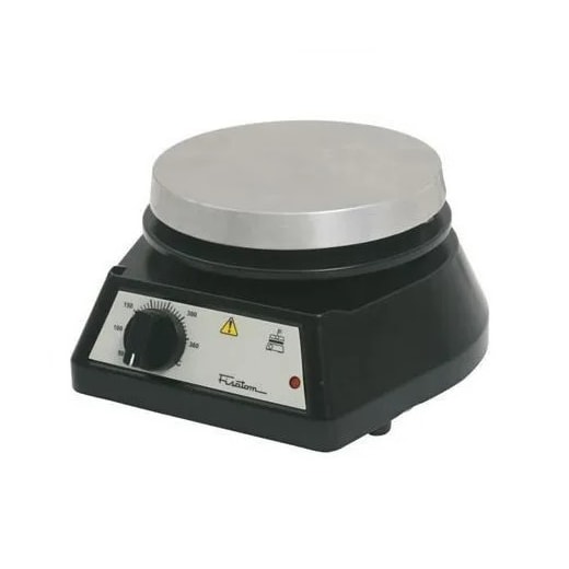 Chapa Aquecedora 18cm de Diâmetro Em Alumínio Temperatura 50 a 360ºC Fisatom