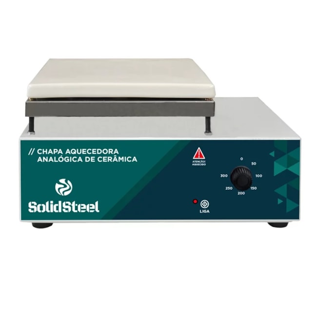 Chapa Aquecedora Analógica Em Cerâmica 16,5x16,5cm-c4d2de35-b6f8-4690-8223-aa2371430593