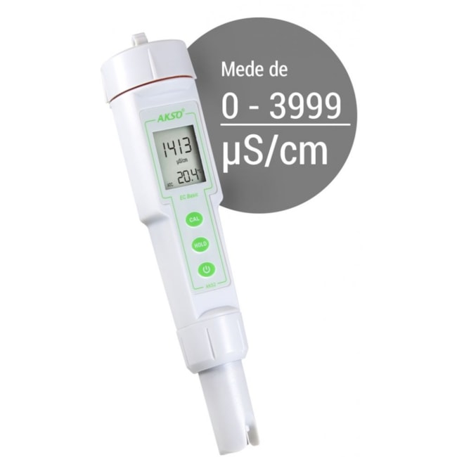 Condutivímetro de Bolso Faixa de Medição de 0 a 3999 µS/cm-2e136b61-4983-415f-bb83-6a10affb8f41