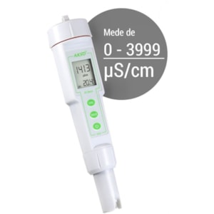 Condutivímetro de Bolso Faixa de Medição de 0 a 3999 µS/cm