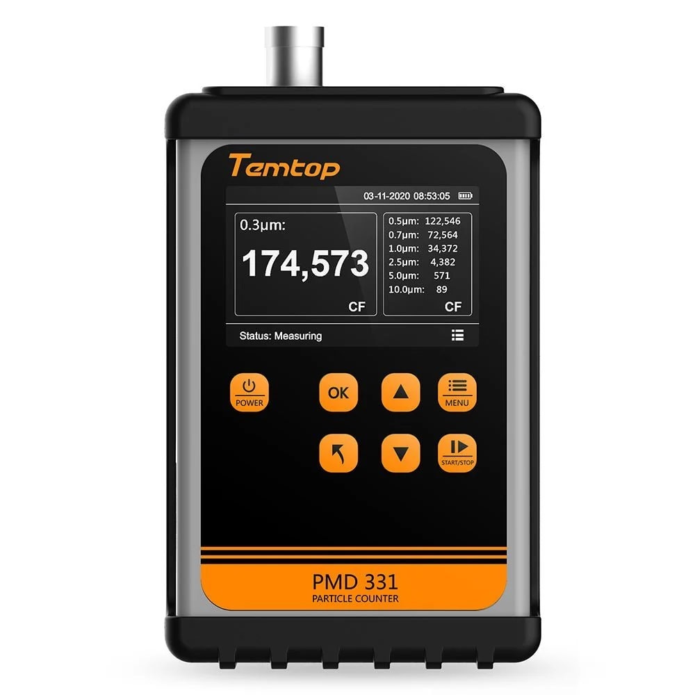 Contador de Partículas Profissional 7 Canais 0.3µm 0.5µm 0.7µm 1µm