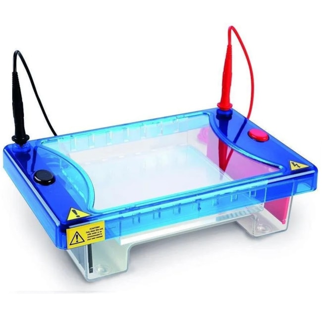 Cuba para Eletroforese Horizontal 15x15cm Kasvi-75d4162b-cf37-41ae-8a01-ccdad268e728