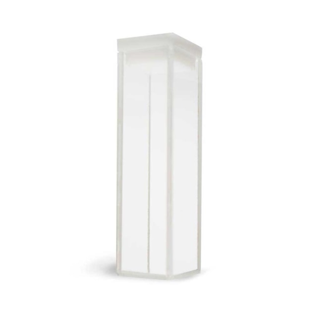 Cubeta de Quartzo Quadrada, 10 mm, Volume de 3,5ml 4 Faces Polidas-31c66aa3-6837-4e81-bb0a-97bbb97bc1fd