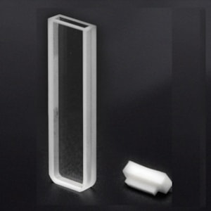 Cubeta de Quartzo Retangular, 2 mm, Volume de 0,70mL