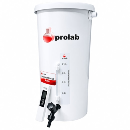 Deionizador de Água 50 L/h com Reservatório de 20 L Prolab
