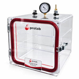 Dessecador de Vácuo em Acrílico 30 cm Prolab