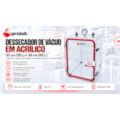 Dessecador de Vácuo em Acrílico 36 cm Prolab-a6b68a3c-8354-4721-aa9b-9d0cb90b6675