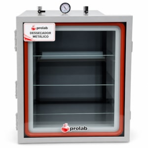 Dessecador de Vácuo Metálico 42 cm Prolab