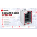 Dessecador de Vácuo Metálico 42 cm Prolab-e561af4e-025b-4feb-9502-a6a3a68603bd