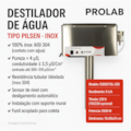 Destilador de Água Pilsen 5lts / Hora Totalmente Em Aço Inox-17cbee0a-7be9-4127-85db-33252c547375