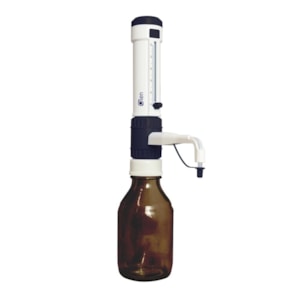 Dispensador Basic Para Frasco Reagente 0,5 a 5,0 mL - Com 4 Adaptadores