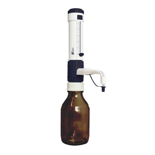 Dispensador Basic Para Frasco Reagente 0,5 a 5,0 mL - Com 4 Adaptadores
