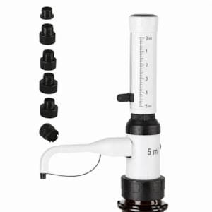 Dispensador para Frasco Reagente 0,5 a 5,0 mL Autoclavável