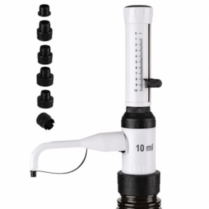 Dispensador para Frasco Reagente 1,0 a 10,0 mL Autoclavável