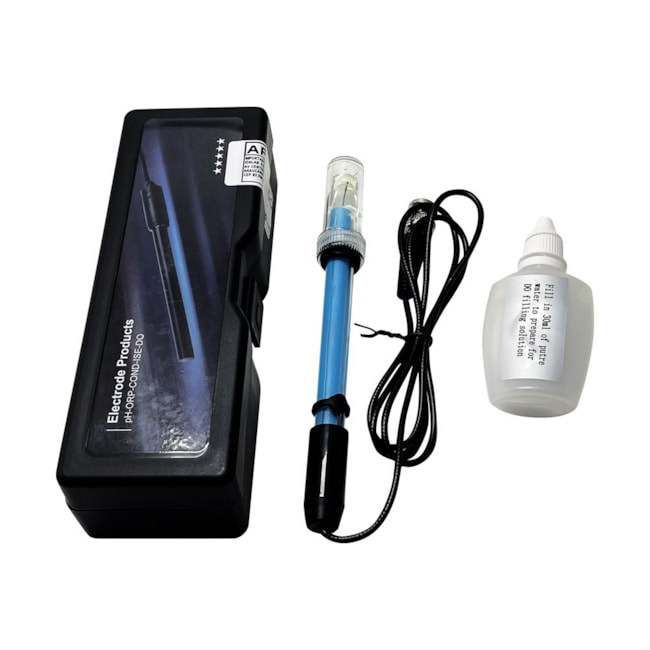 Eletrodo de Vidro Universal 0-14PH Recarregável Conexão BNC-11769dfd-ed2c-48e2-b5e5-b44393a2ee66