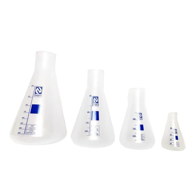 Erlenmeyer de Plástico Autoclavável Sem Tampa 50ml-7cf862d1-1bf4-4545-a2aa-c18a540676b3