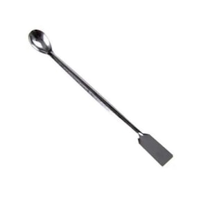 Espátula Com Colher em Aço Inox Maciço 15cm