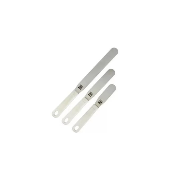 Espátula Em Aço Inox Com Cabo Em Polipropileno Ponta Redonda 15cm-3d340f58-793a-4d18-ac76-b35f9f7ed83d