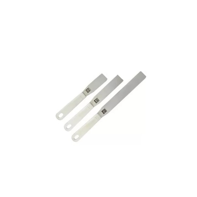 Espátula Em Aço Inox Com Cabo Em Polipropileno Ponta Reta 15cm-6565518d-9518-41e0-9a93-690085ae7490