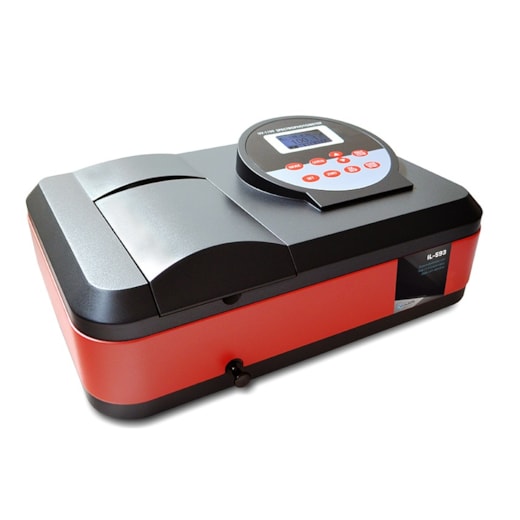 Espectrofotômetro Digital Faixa de 190 a 1100nm UV-VIS Automático e Largura de Banda de 2nm