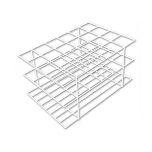 Estantes Para 15 Tubos De Ensaio Em Arame Revestido De PVC