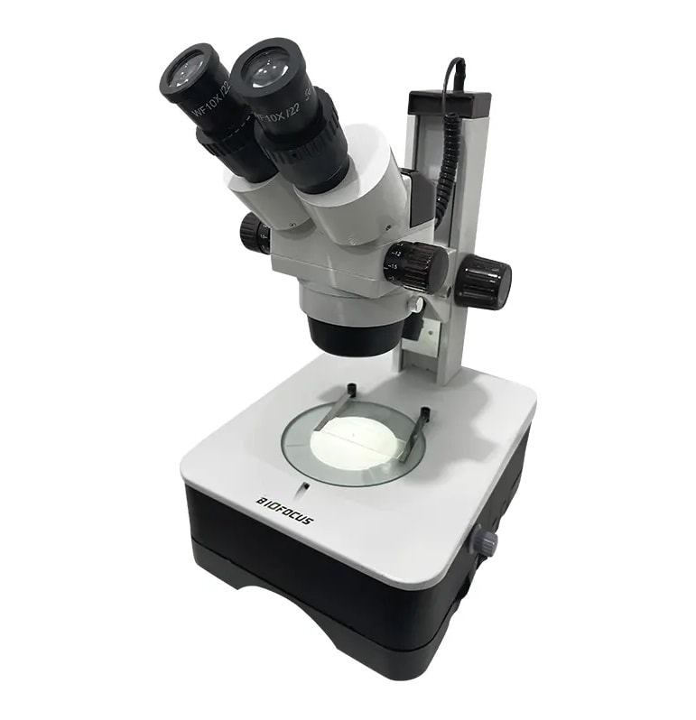 Estereomicroscópio Embriológico Binocular Com Zoom de Até 180x