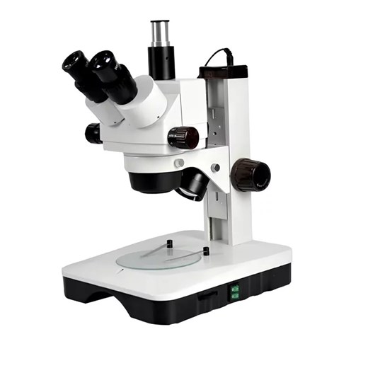 Estereomicroscópio Trinocular com Oculares WF10x e Iluminação em LED