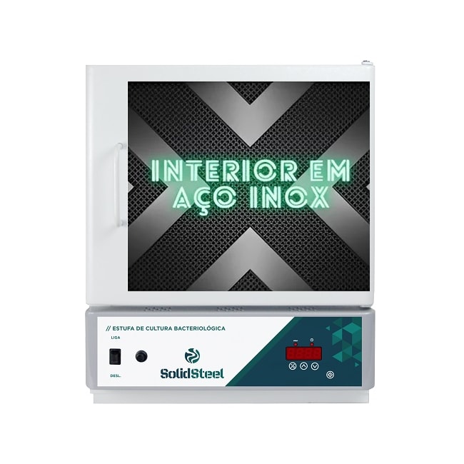Estufa Para Cultura Bacteriológica 11 Litros Interior em Aço Inox-8d7f784a-1d7a-4633-bf50-97603ba977a1