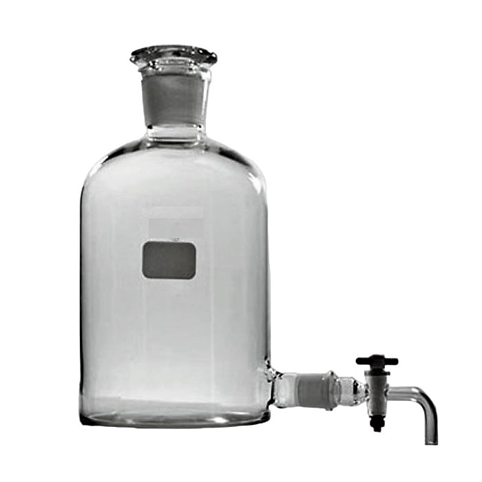 Frasco Mariotte Com Torneira de Vidro 5000ml | Prolab