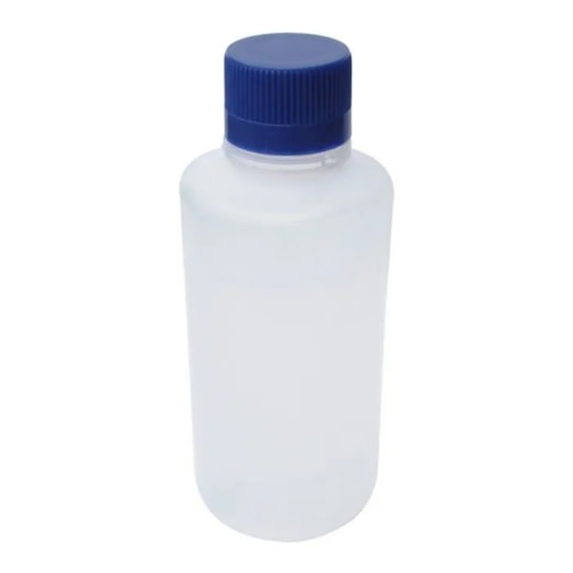 Frasco Reagente de Plástico Polipropileno Autoclavável Boca Estreita 125 ml