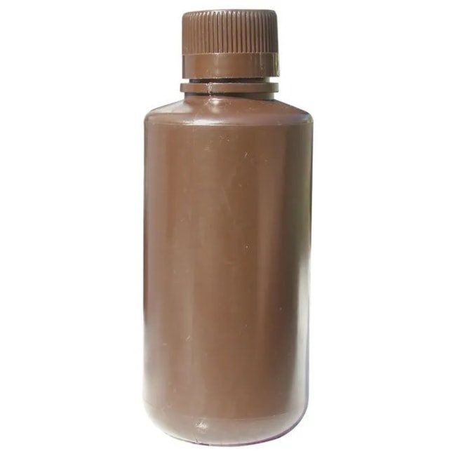 Frasco Reagente de Plástico Polipropileno Autoclavável Boca Estreita Âmbar 125ml-bf991bee-e025-4a46-8016-374c71c9ace1