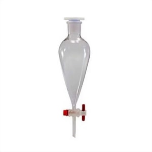 Funil de Separação Tipo Pera Com Torneira de PTFE 60ml