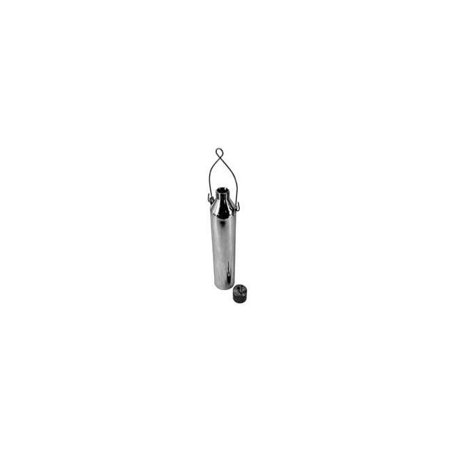 Garrafa Saca Amostra de Aço Inox Polido Tampa de Rosca Gargalo 27mm-fe805de8-5c43-4d63-867e-14f81db14c6f