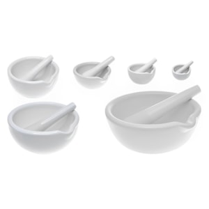 Gral com Pistilo de Porcelana 610ml Chiarotti