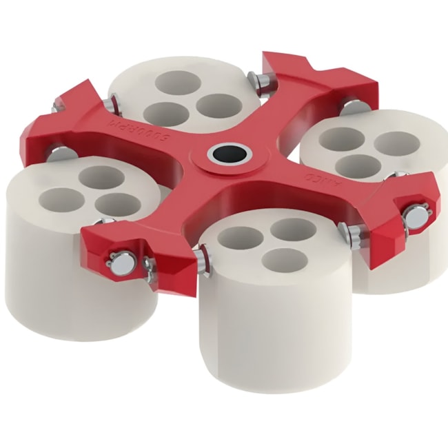 Kit Cruzeta 4 Vãos Com Porta Tubos Basculante Para 12 Tubos de 50 ml-46cd475a-30c2-400b-87ce-25e62a57e1d7