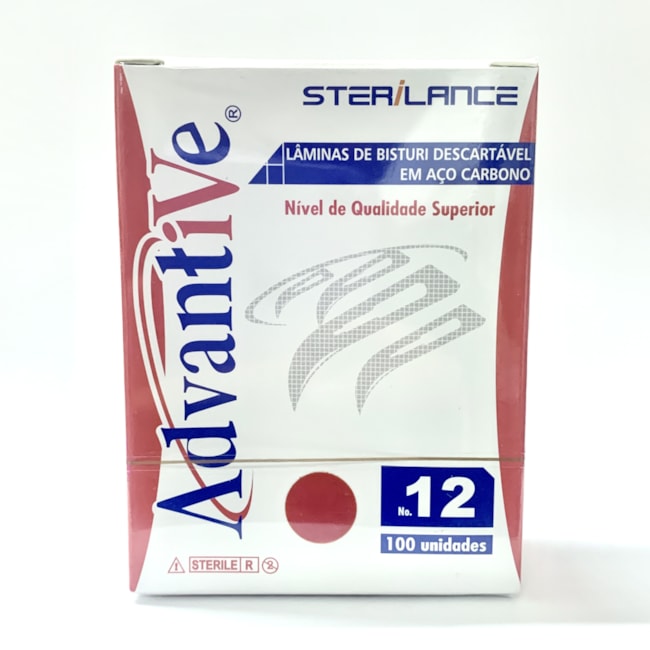 Lâmina De Bisturi Descartável Caixa Com 100 Advantive-2e876559-da91-4995-97c8-b6b91818366c