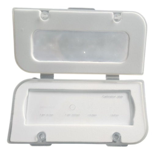 Lâmina Para Calibração de Microscópio