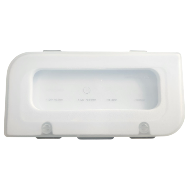 Lâmina Para Calibração de Microscópio-e2cb448b-e61d-4846-9677-f059c703e113