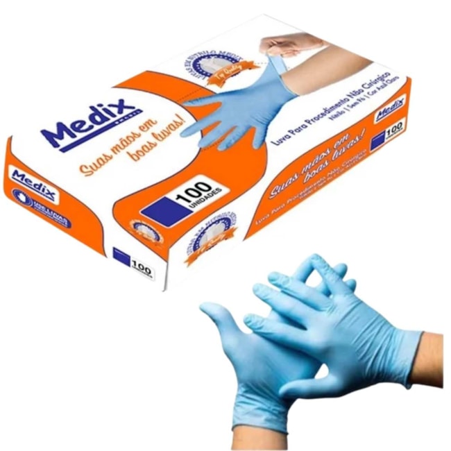 Luva de Nitrila Sem Talco P-0bb1925d-6dc9-4858-9cb1-a90cdd0d8b7e