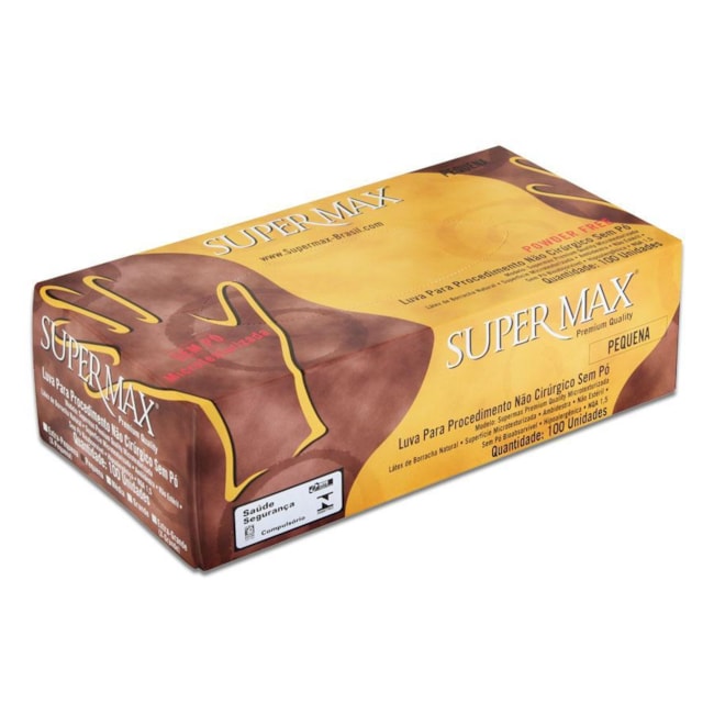 Luva de Procedimento Sem Talco Supermax-72689bcd-dc32-428d-83ab-a1ee0be33b5c