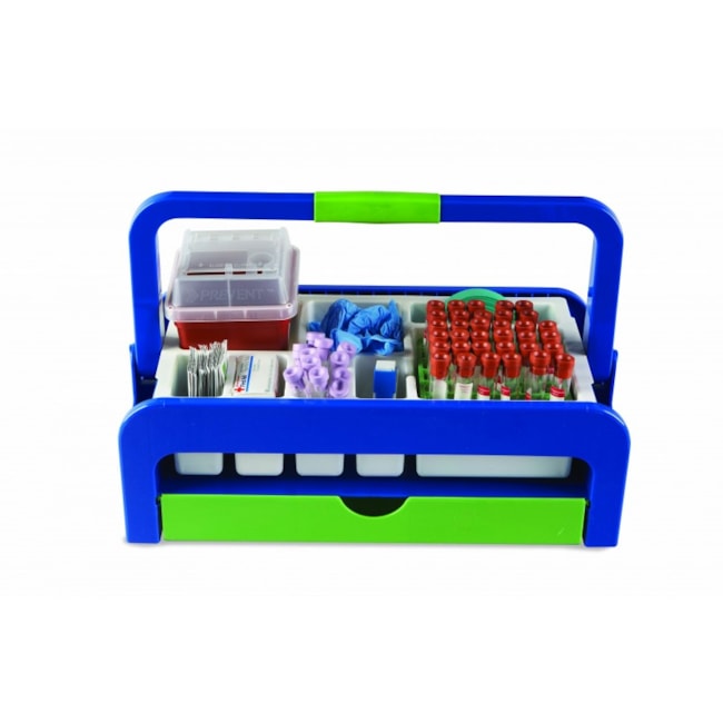 Maleta para Coleta de Sangue Sem Tampa para 36 tubos de 13mm-53932214-d489-4256-aa11-c4d5f04997d7