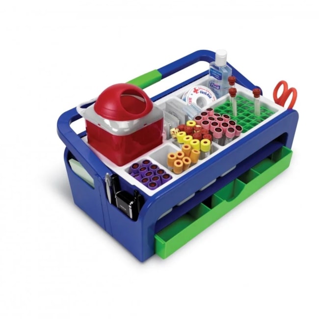 Maleta para Coleta de Sangue Sem Tampa para 36 tubos de 16mm-54098026-8dbe-4aaa-93e9-e0496a204b10