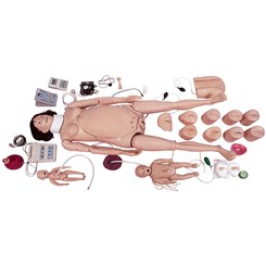 Manequim Avançado de Parturiente  Neonatal Simulador com RCP e Suporte de Emergência