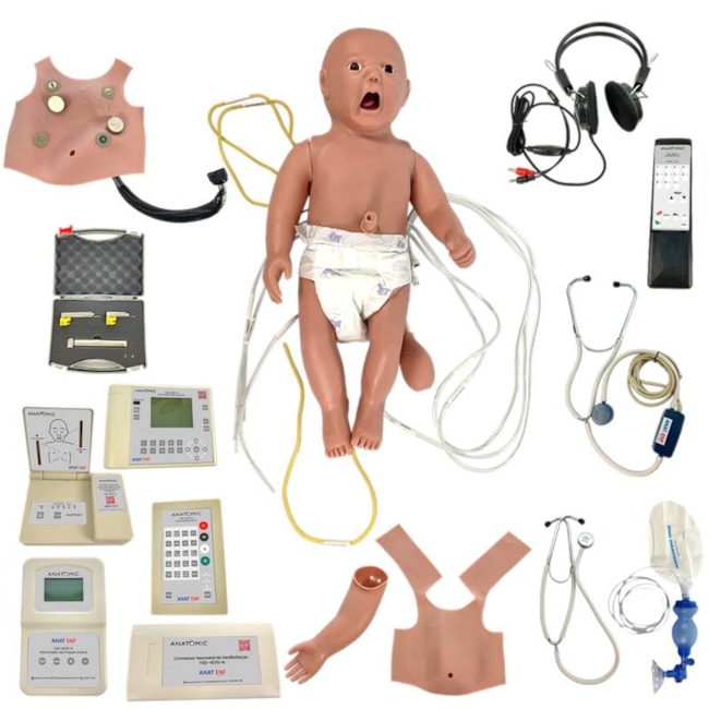 Manequim Bebê Simulador para Treino de ACLS-9403eedc-93c8-4e84-9754-c5ed7b515f58