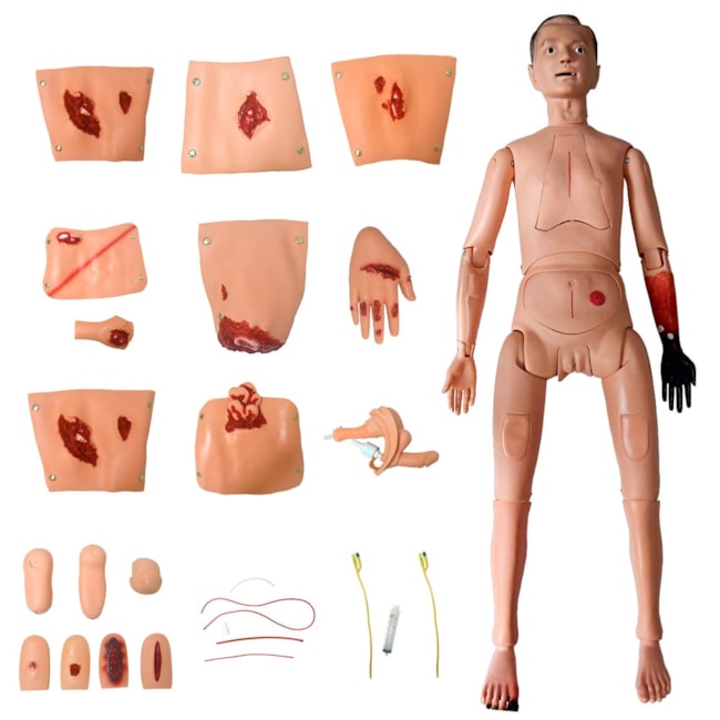 Manequim Bissexual com Órgãos Internos Simulador para Cuidados de Enfermagem e Trauma-78ad1547-4d1c-4044-94cd-61e84255256d