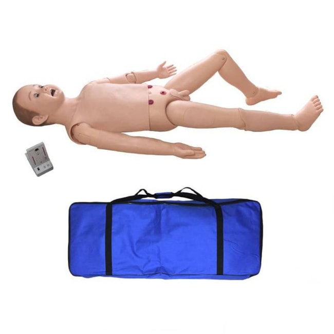 Manequim Infantil Bissexual para Treinamento de Enfermagem, Intubação e RCP-3145255d-7253-496d-b0ad-7154567f0ff8