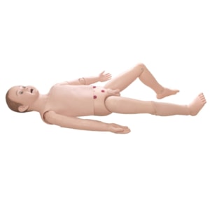 Manequim Infantil, Bissexual, Simulador para Treino de Suporte Avançado ACLS