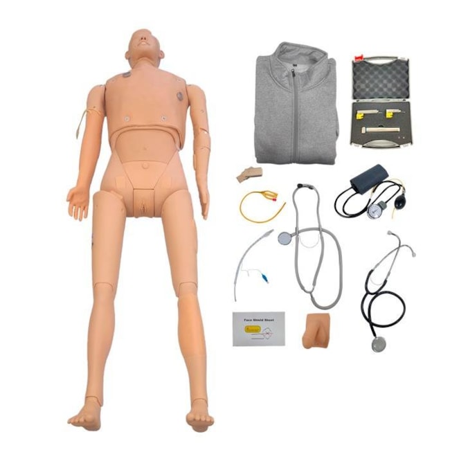 Manequim Simulador ACLS de Suporte Avançado de Vida com Software e Comunicação Wireless-3a14835a-88a8-4960-9be1-1723d100d78c