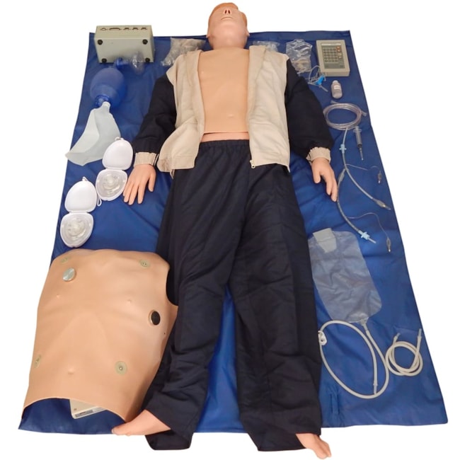 Manequim Simulador para Treinamento RCP ECG DEA e Intubação-17ba8daf-2945-4e30-b7fd-52d3025abcf7